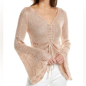 Free People BoHo Crochet Sweater